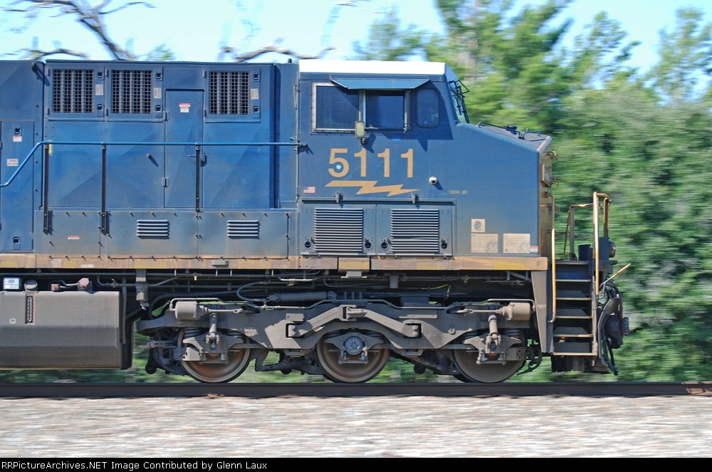 Pace shot of CSX 5111